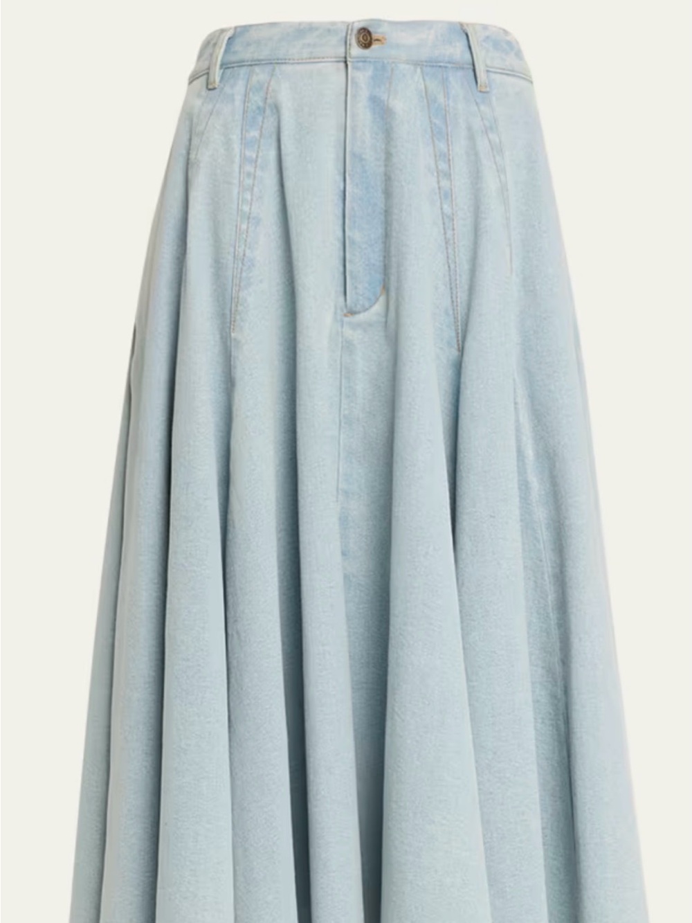 Jason Wu Circle Denim Midi